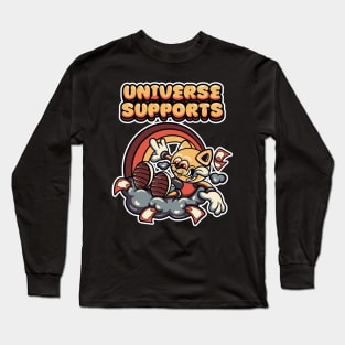 universe supports Long Sleeve T-Shirt